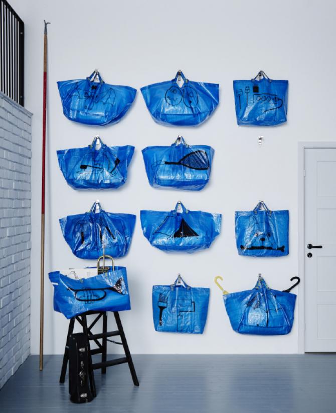SACO AZUL IKEA