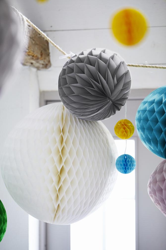 BALÕES DE PAPEL IKEA
