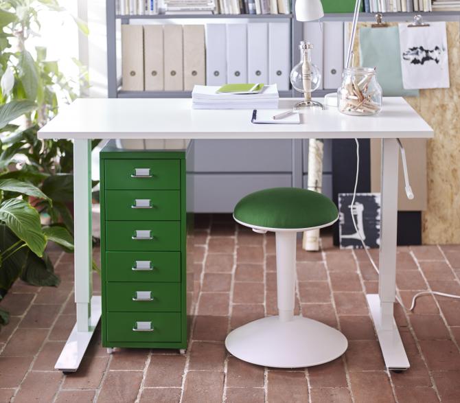 MÓDULO DE GAVETAS VERDE IKEA