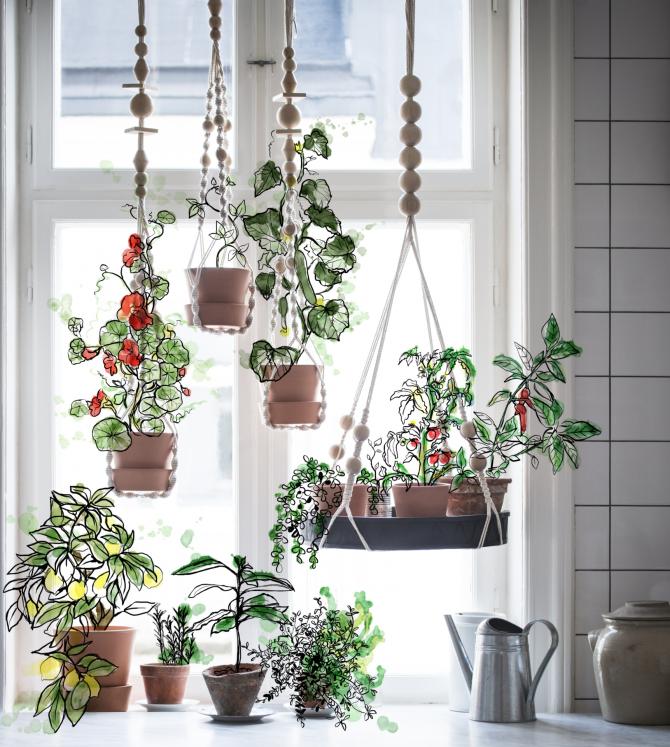 TABULEIRO PLANTAS IKEA